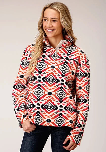 Roper Polar Print Women's Fleece Pullover