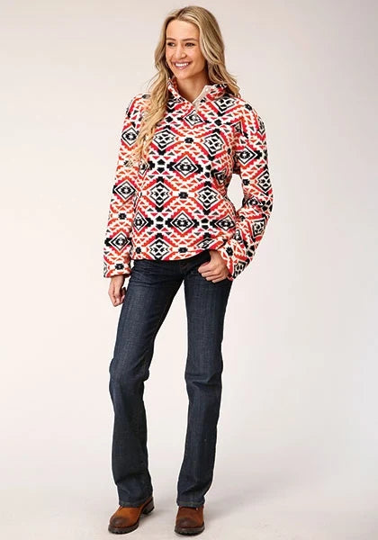 Roper Polar Print Women's Fleece Pullover