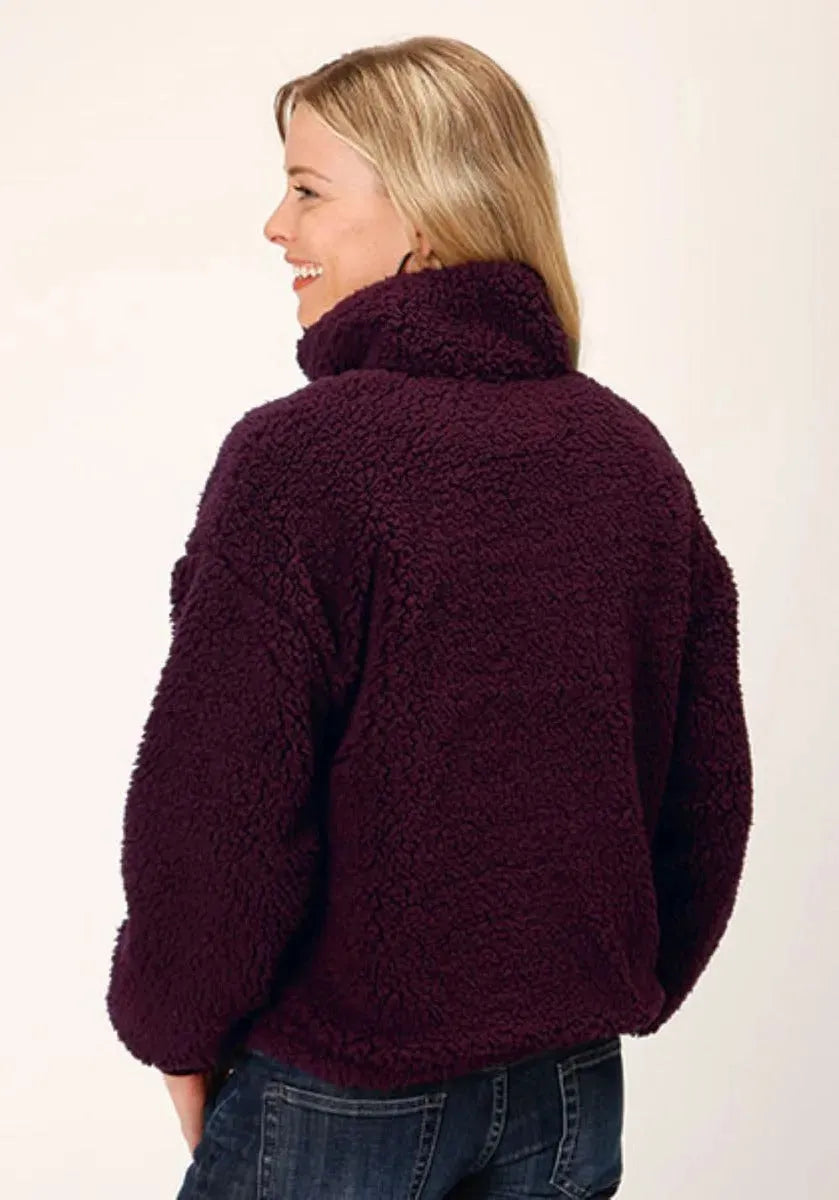 Roper Cropped Polar Fleece Pullover