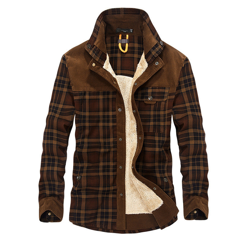 Plaid Fleece Jacket