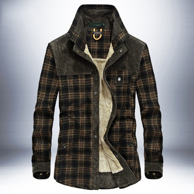Plaid Fleece Jacket