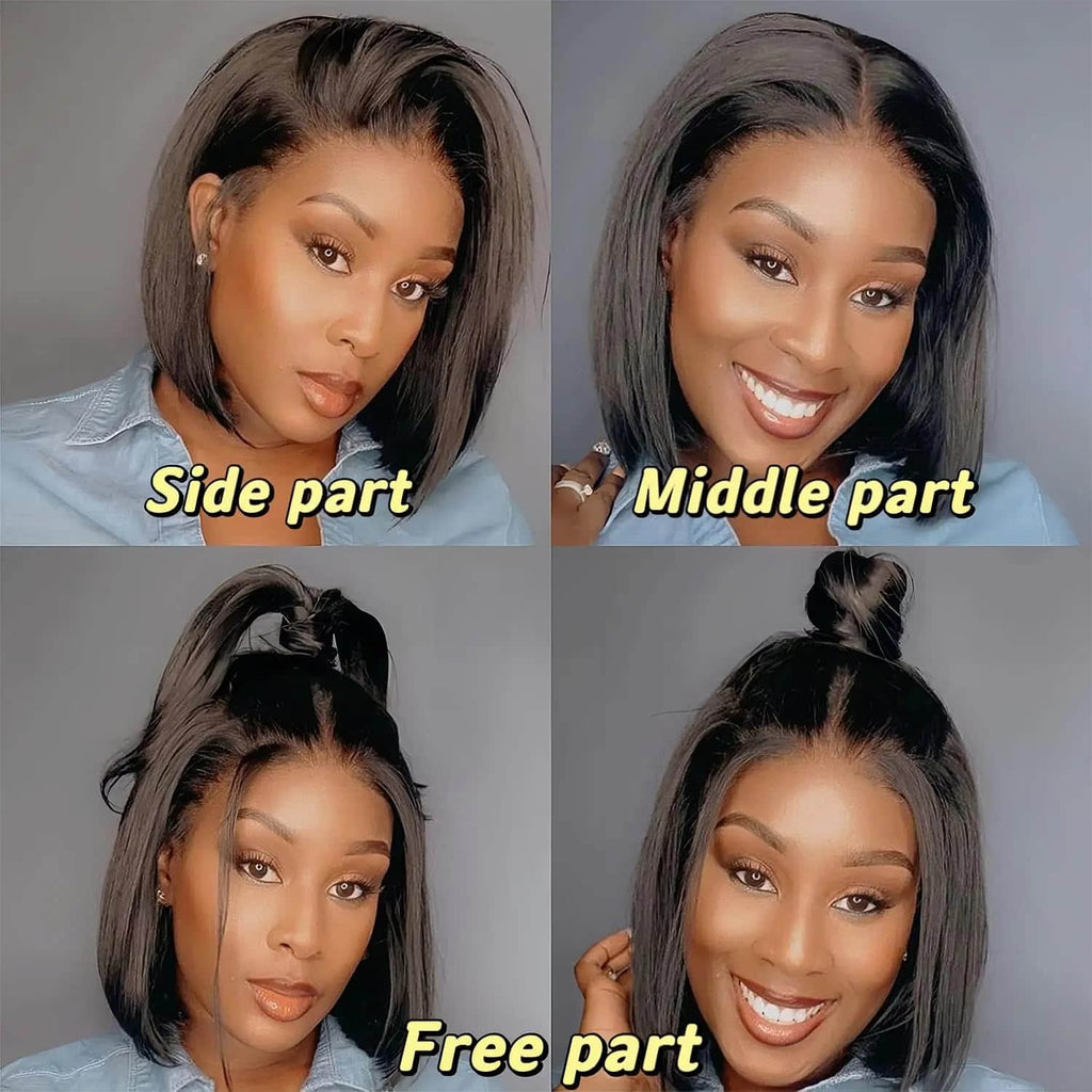 Staria Hair 13"x4" Bob Wig Transparent Lace Closure Wig