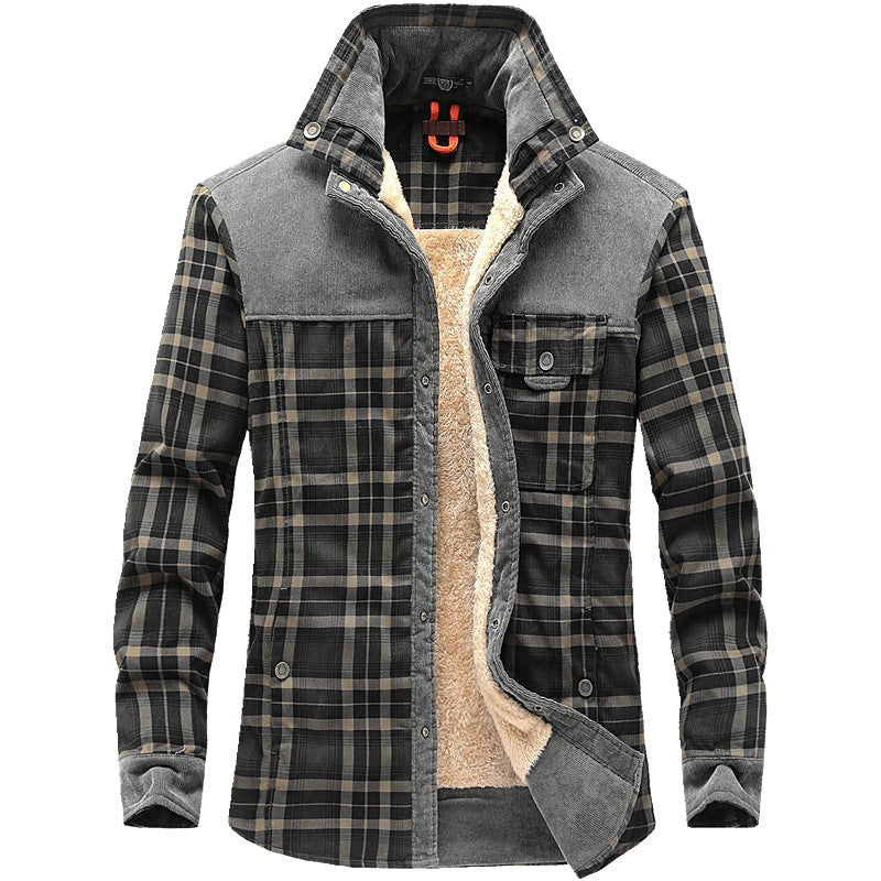 Plaid Fleece Jacket