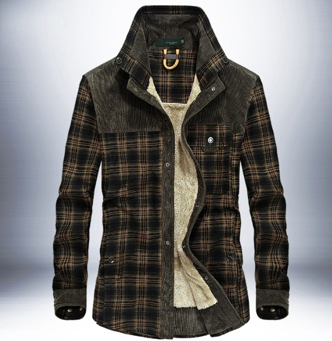 Plaid Fleece Jacket