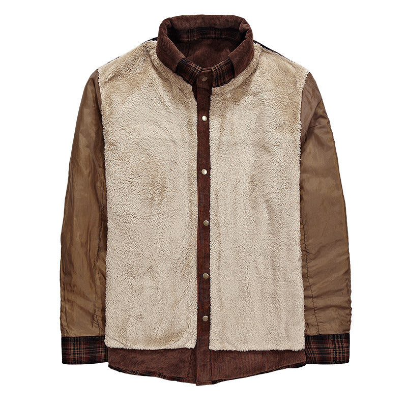 Plaid Fleece Jacket