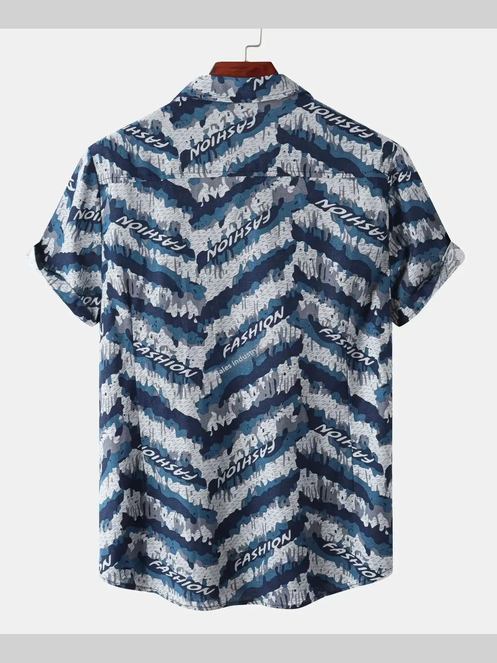 Printed Button Up Shirt