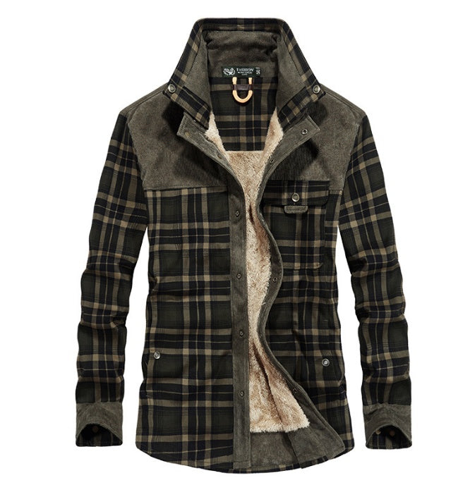 Plaid Fleece Jacket