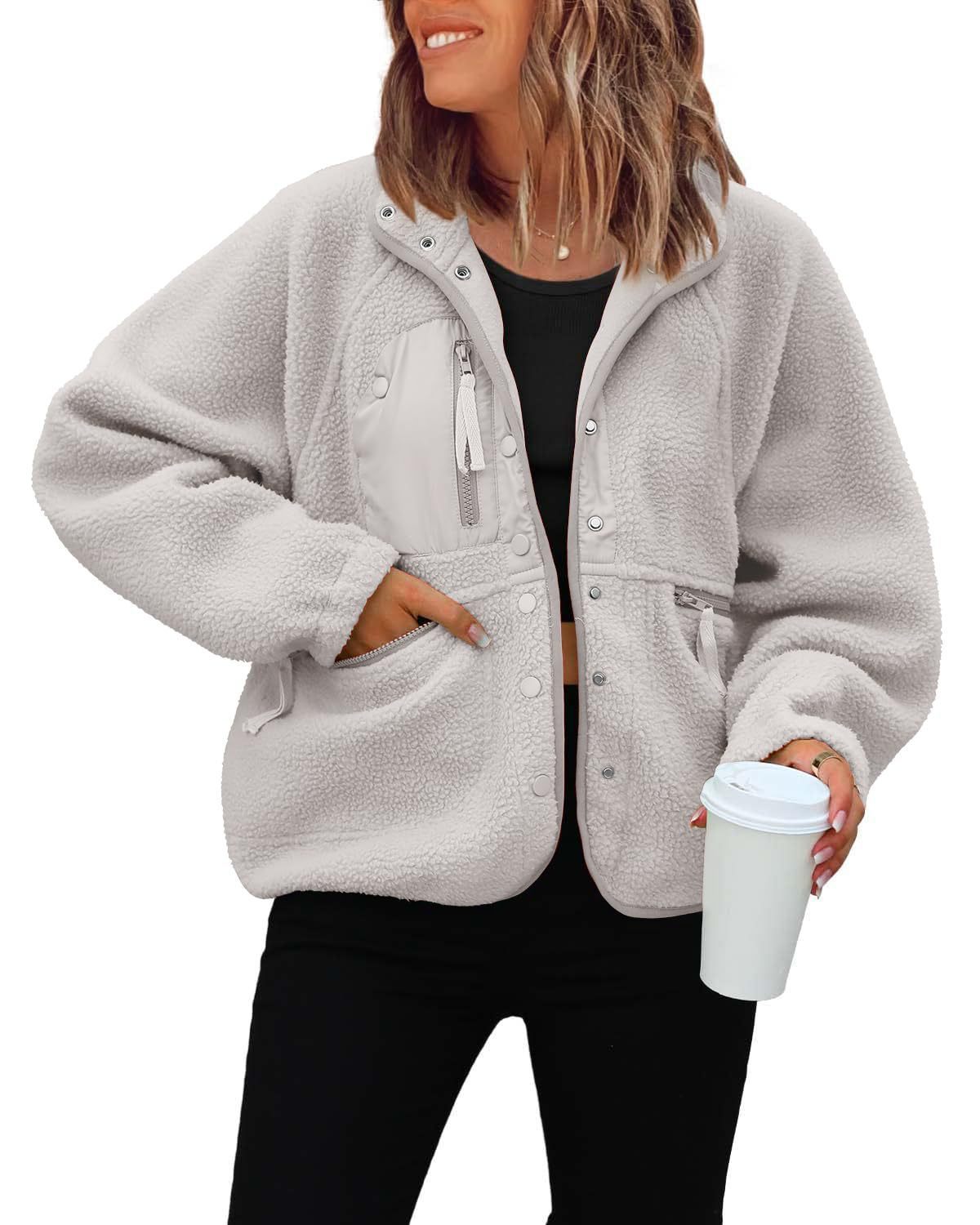Polar Fleece Sports And Leisure Sweater Jacket Top