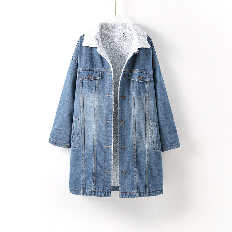 Denim Jacket Wool Lining Jeans Jacket