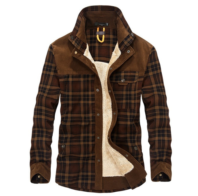 Plaid Fleece Jacket