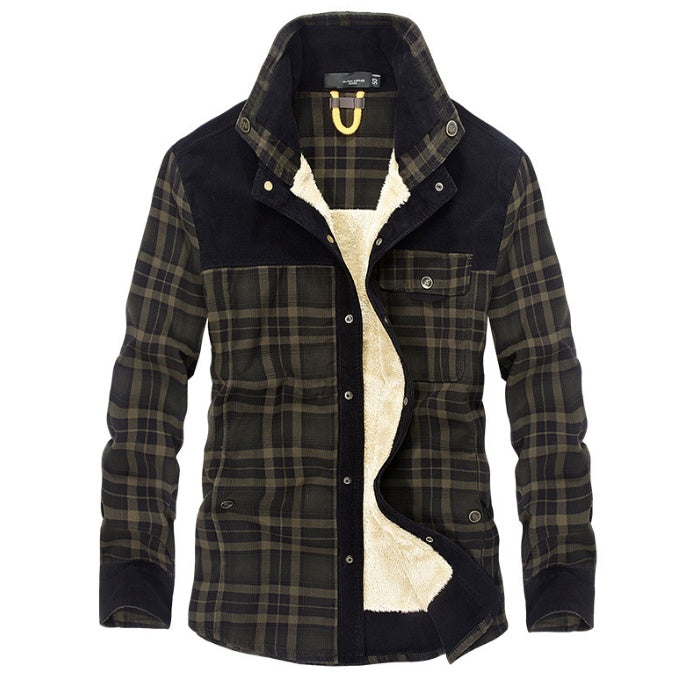 Plaid Fleece Jacket
