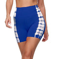 Tie-Dye Scrunch Yoga Shorts – Women's High-Waist Activewear