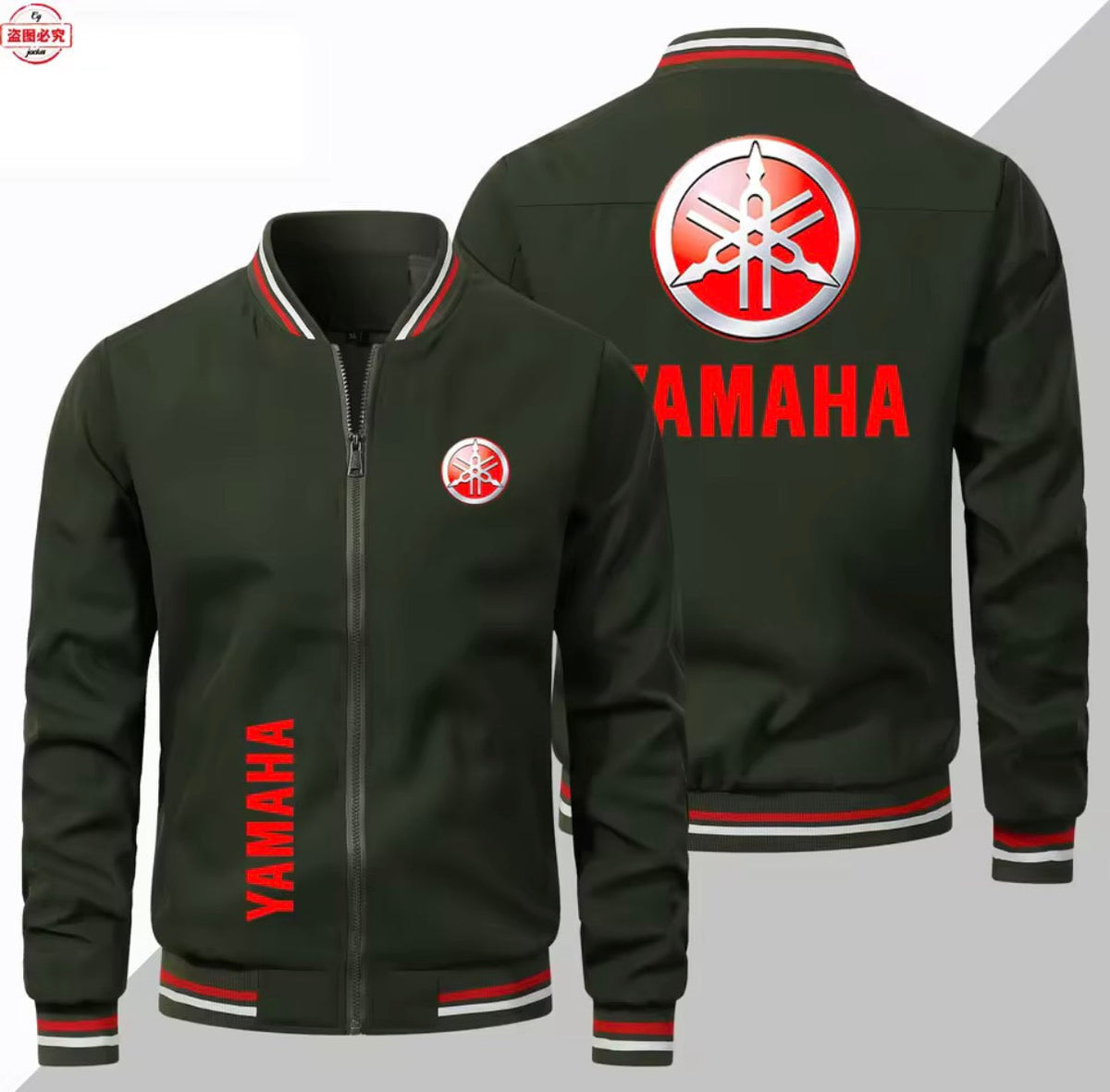 Yamaha Men's Lightweight Windproof Cycling and Outdoor Jacket