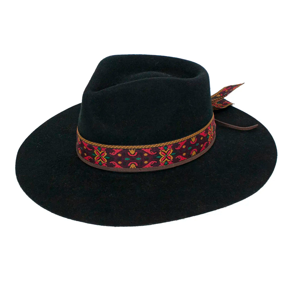Women's Wide Brim Fedora Hat