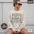 Plaid Cozy Sweatshirt | Trendy Women's Winter Sweater | Rustic Buffalo Plaid Crewneck | Warm Holiday Layering Jumper