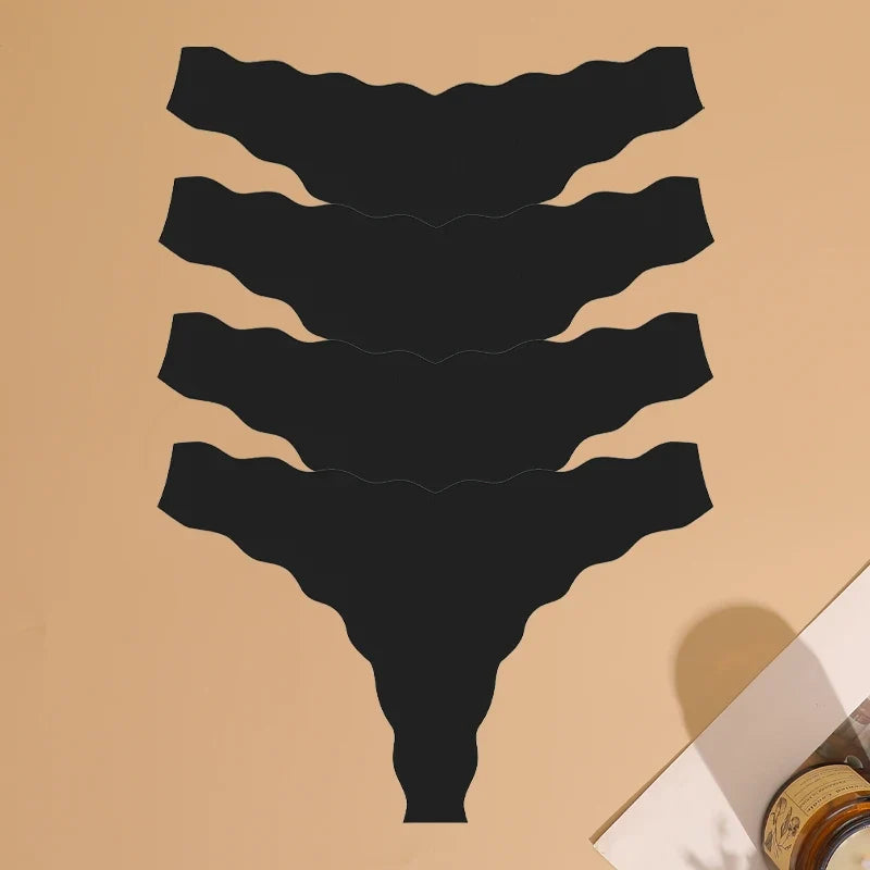 4pcs Seamless Knitting Ultra-Soft SexyThongs