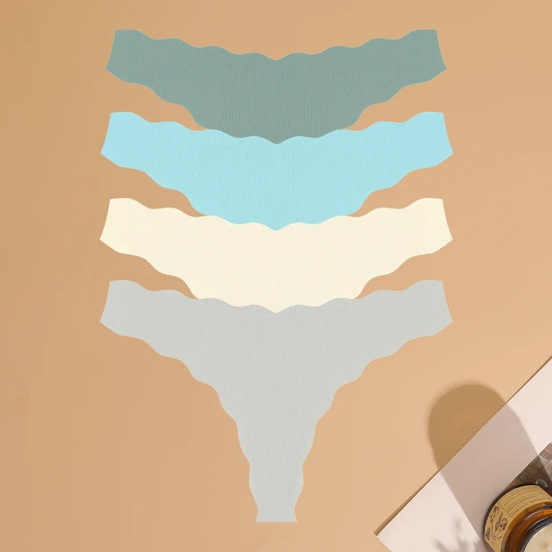 4pcs Seamless Knitting Ultra-Soft SexyThongs