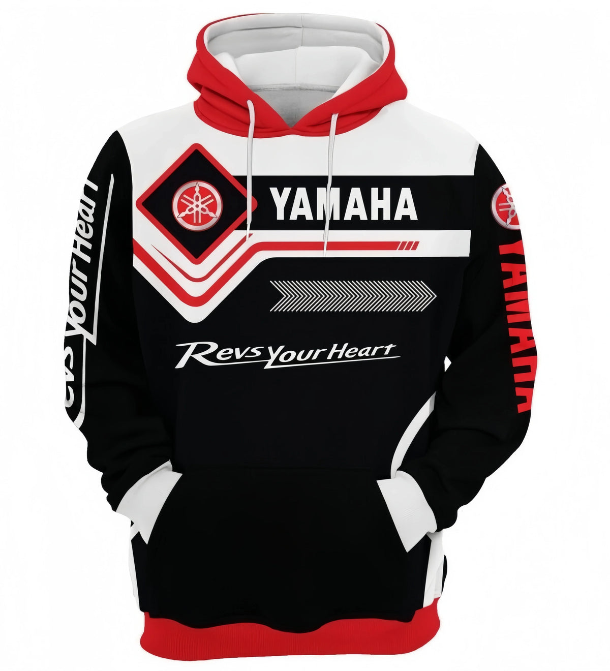 Yamaha Hoodie Pullover Streetwear Style