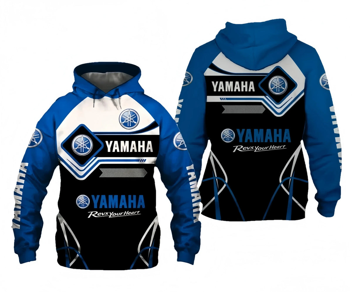 Yamaha Hoodie Pullover Streetwear Style