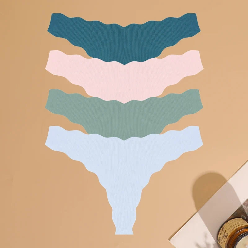 4pcs Seamless Knitting Ultra-Soft SexyThongs