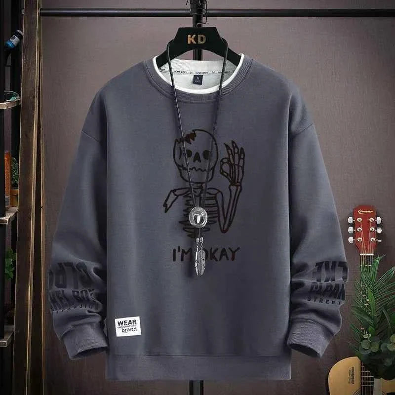 Sweatshirt Cool Bear Print Long Sleeve