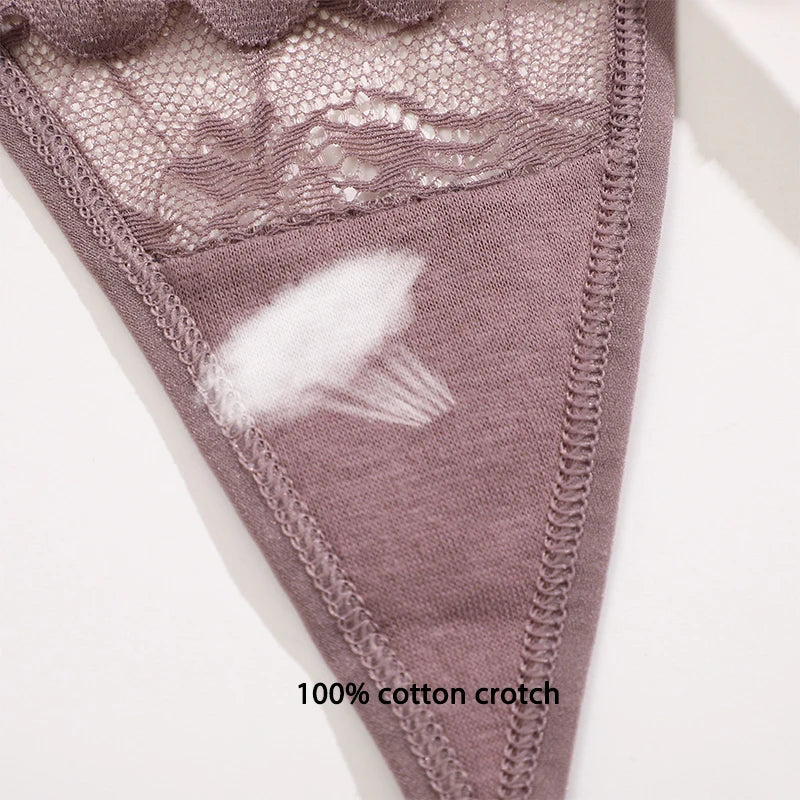 6Pcs/Set Lace Thong  Soft Sexy Lingerie