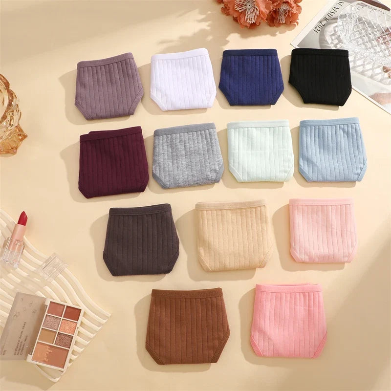 7PCS Cotton Striped Thongs