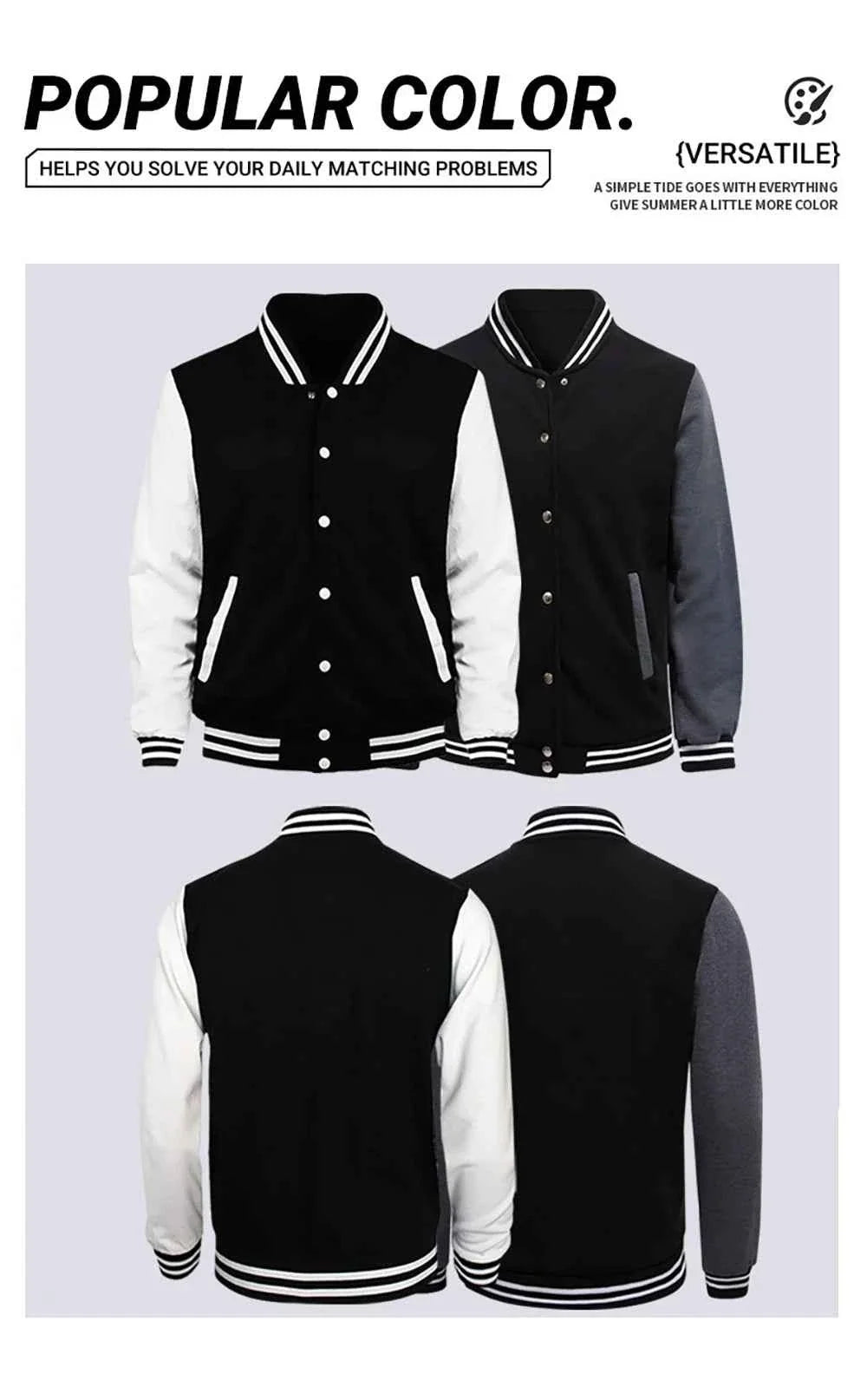 New York Art Letter 23 Print Man Jacket Autumn Winter Baseball Jersey Warm Trendy Jacket Fashion Street Top
