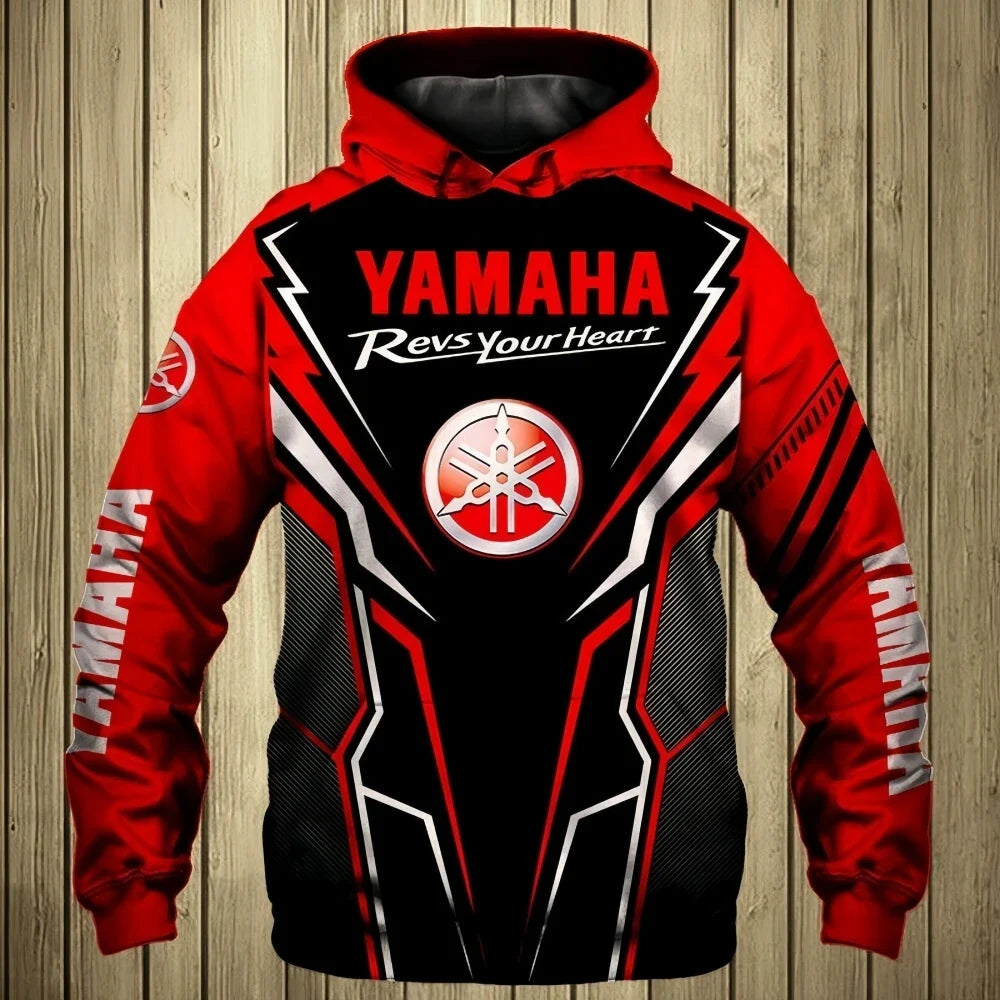 Yamaha Hoodie Pullover Streetwear Style