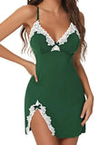 Sexy Lingerie Silk Nightgown