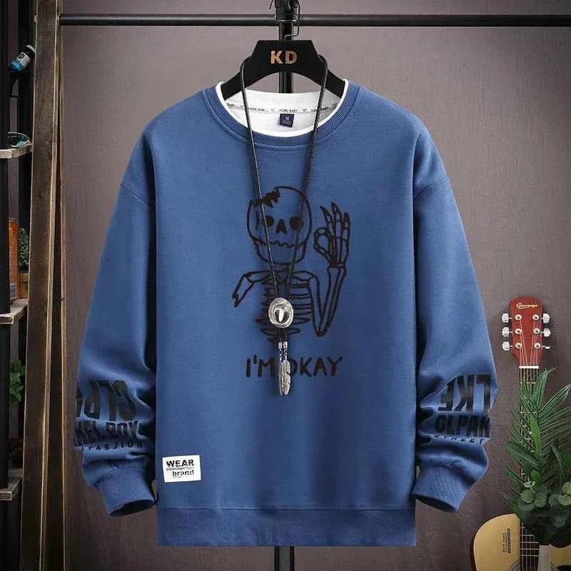 Sweatshirt Cool Bear Print Long Sleeve