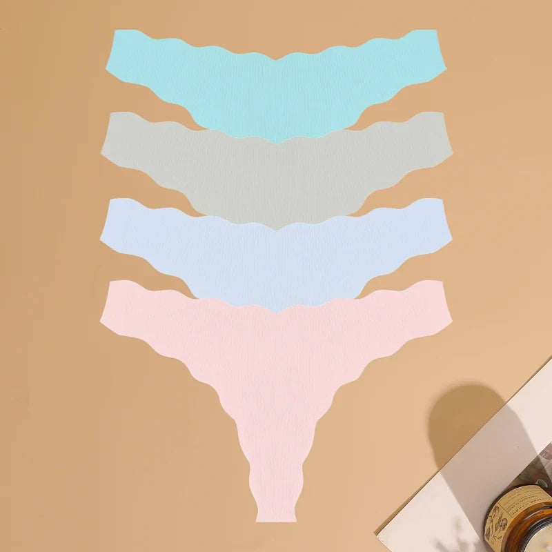 4pcs Seamless Knitting Ultra-Soft SexyThongs