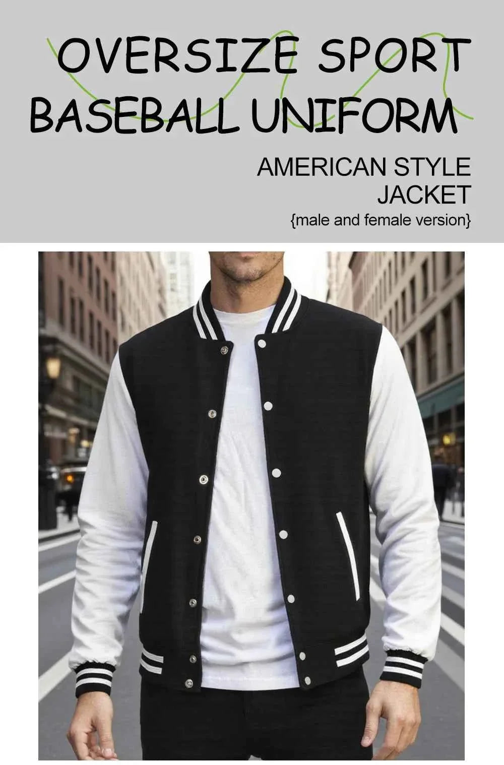 New York Art Letter 23 Print Man Jacket Autumn Winter Baseball Jersey Warm Trendy Jacket Fashion Street Top