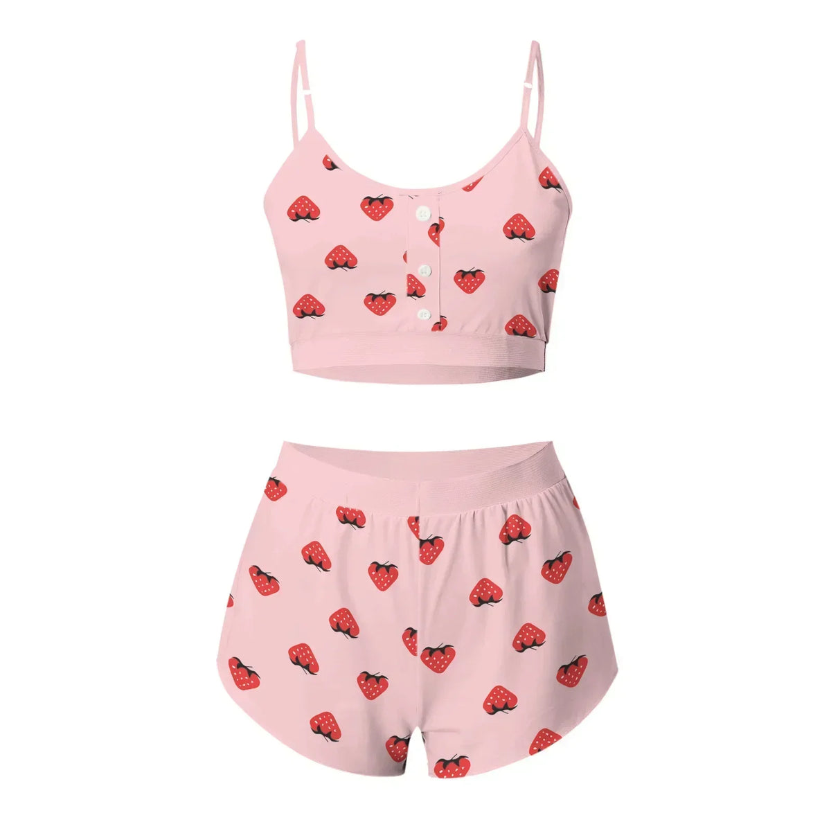 2-Piece Pajama Set Sleepwear Sexy Lingerie