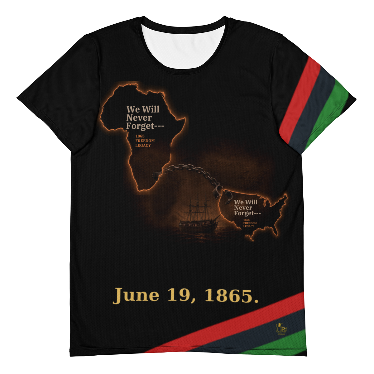 Broken Chain – Juneteenth Men's Graphic Tee