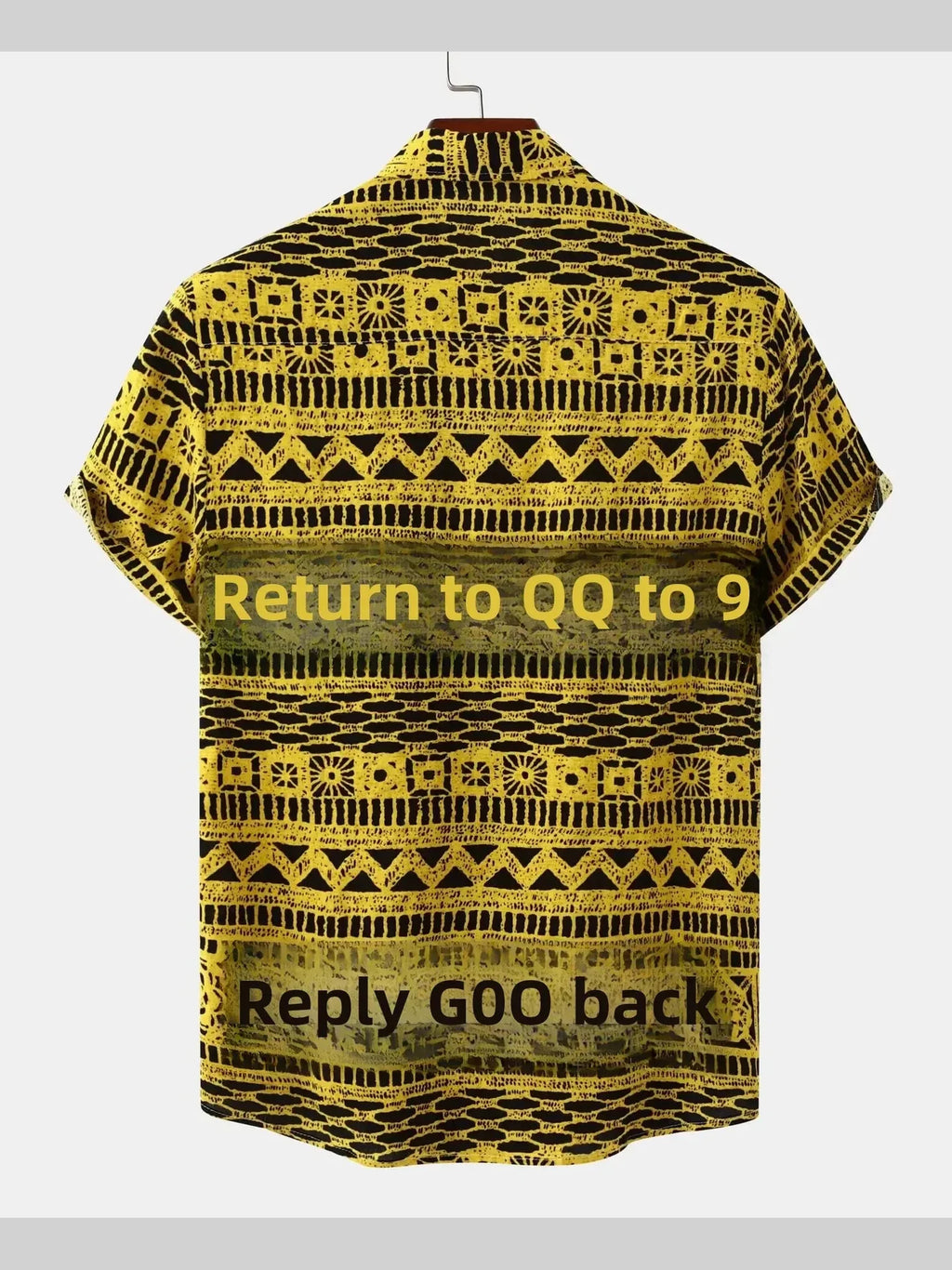 Printed Button Up Short Sleeve Shirt
