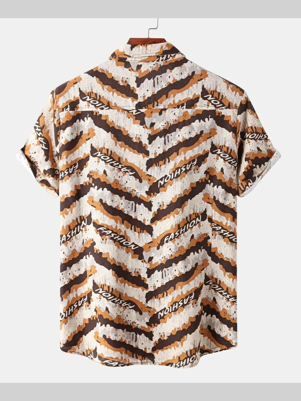 Printed Button Up Shirt