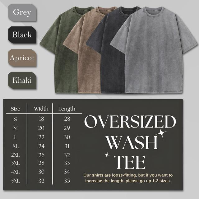 Trick ‘R Treat Sam Vintage Washed Oversized Halloween  – Washed Tee Cotton Menswear Top  | SEP 25