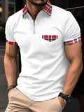 Zip Collar Polo Short Sleeve
