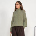 Women's Turtleneck Sweater Knitted