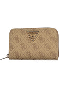 GUESS JEANS WOMEN'S BEIGE WALLET