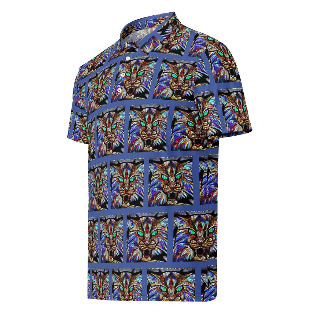 Blue Wildcat Slim Fit Polo