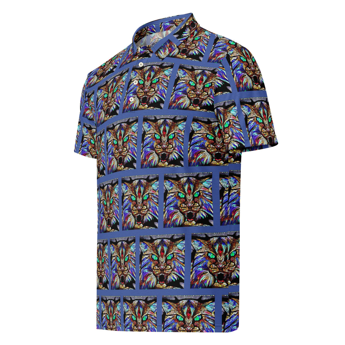 Blue Wildcat Slim Fit Polo