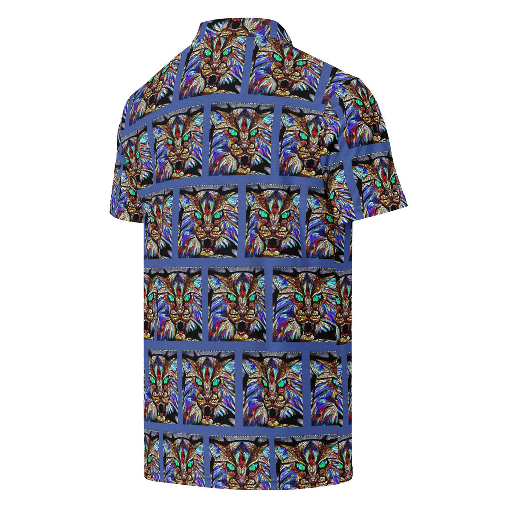 Blue Wildcat Slim Fit Polo