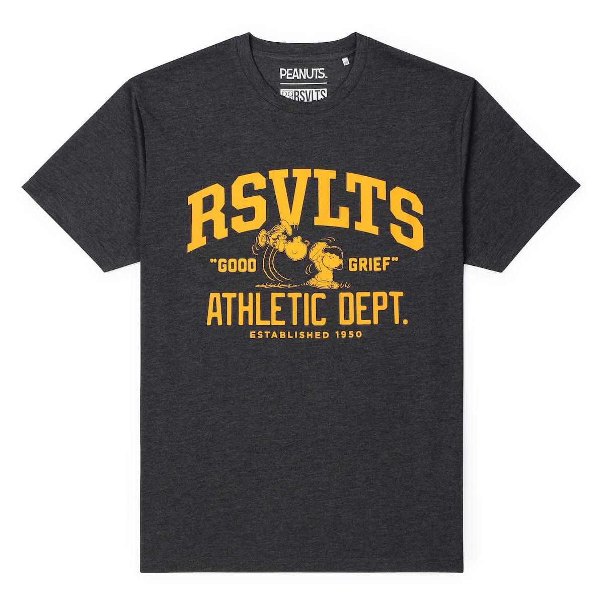 Peanuts "Good Grief Athletic Dept." – Crewneck Tee